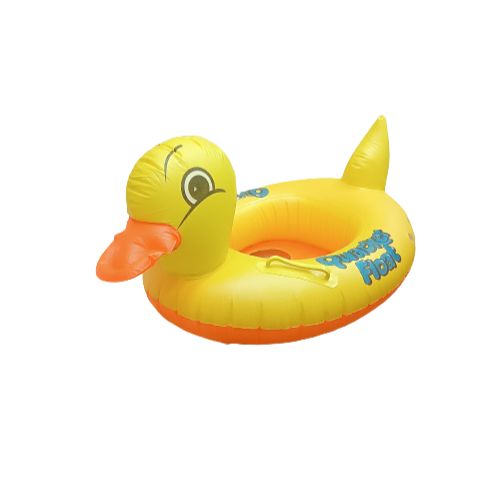 Duck Baby Kids Inflatable Swimming Floater – Toddler Pool Float with Safety Seat & Double Handles, Durable PVC Swim Ring for Ages 6 Months to 3 Years, Summer Water Training Toy