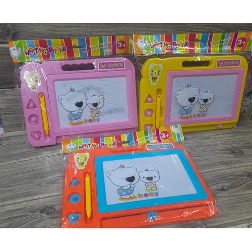 Magic Slate Magnetic Drawing Board for Kids – Large Erasable Doodle Sketch Pad with 4 Color Zones, Portable Writing & Learning Toy for Toddlers 3+ Years (Multicolor)