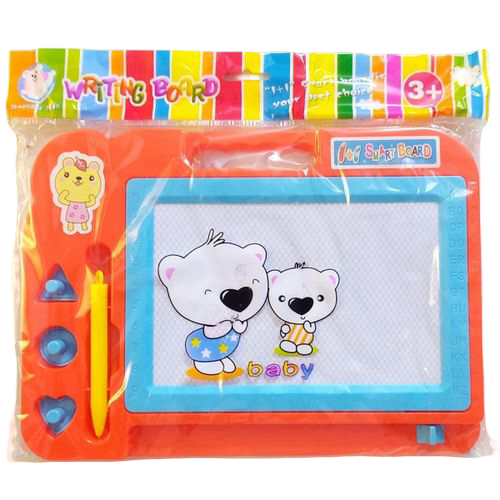 Magic Slate Magnetic Drawing Board for Kids – Large Erasable Doodle Sketch Pad with 4 Color Zones, Portable Writing & Learning Toy for Toddlers 3+ Years (Multicolor)