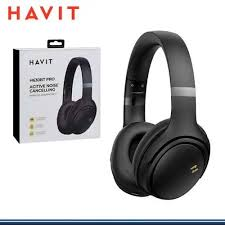havit H630BT PRO ANC - Bluetooth Noise Cancelling Headphones Wireless with Microphone - 50+ Hrs Playtime, Folding Design, Dual Device Connection