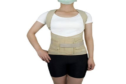 Breathable spine brace