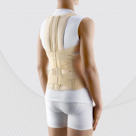 Breathable spine brace