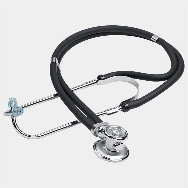 Double tube stethoscope