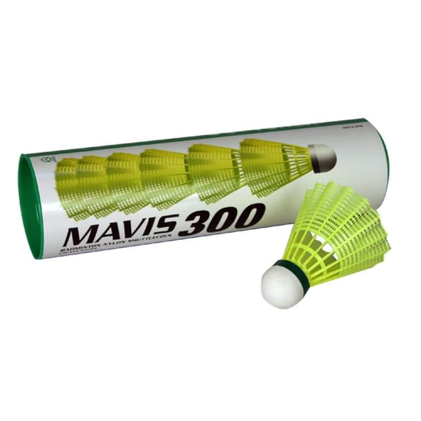 Yonex Mavis 350 Badminton Shuttlecocks – Pack of 6 Durable Nylon Shuttles with Consistent Flight Performance for Training and Match Play