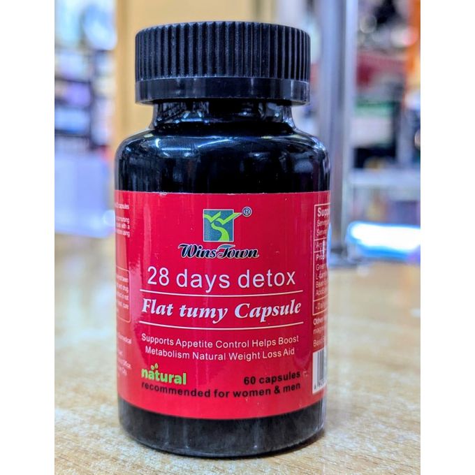 28 Days Detox - Flat Tummy Capsule (by the brand WinTown)