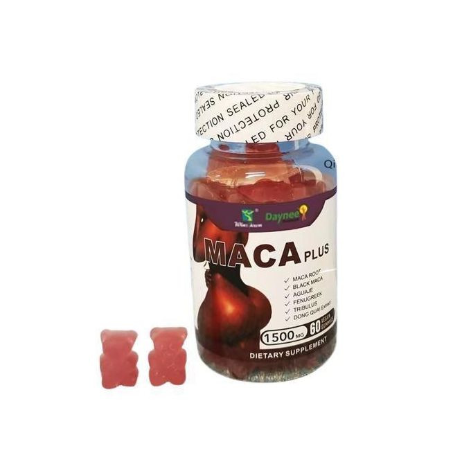 Maca Plus Gummies Daynee 1500mg – Big Booty Enhancer with Black Maca Root & Dong Quai Extract