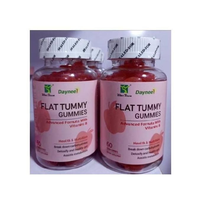 BUY ONE GET ONE FREE Daynee Flat Tummy Gummies advanced formula with vitamin B-60 counts