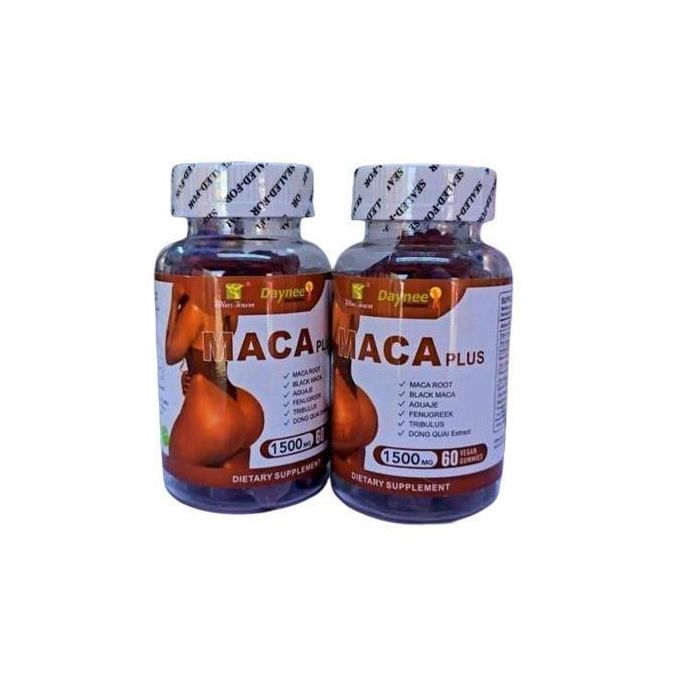 Daynee Maca Plus Gummies 1500mg – Big Booty Enhancer with Black Maca Root & Dong Quai Extract
