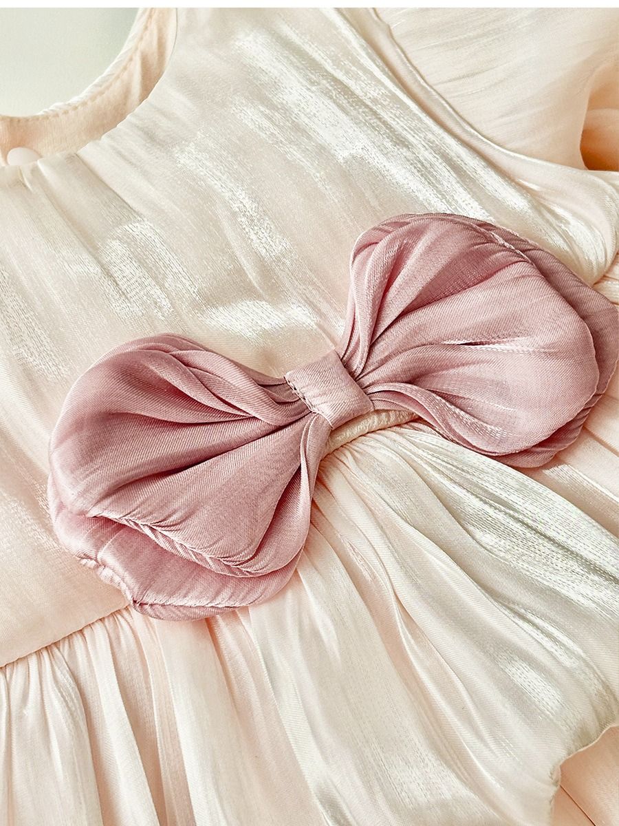 Spring Autumn Baby Girl Dress Long Sleeve Princess Tutu Dress Toddler Birthday Party Cake Dress Elegant Puffy Girl Outfit