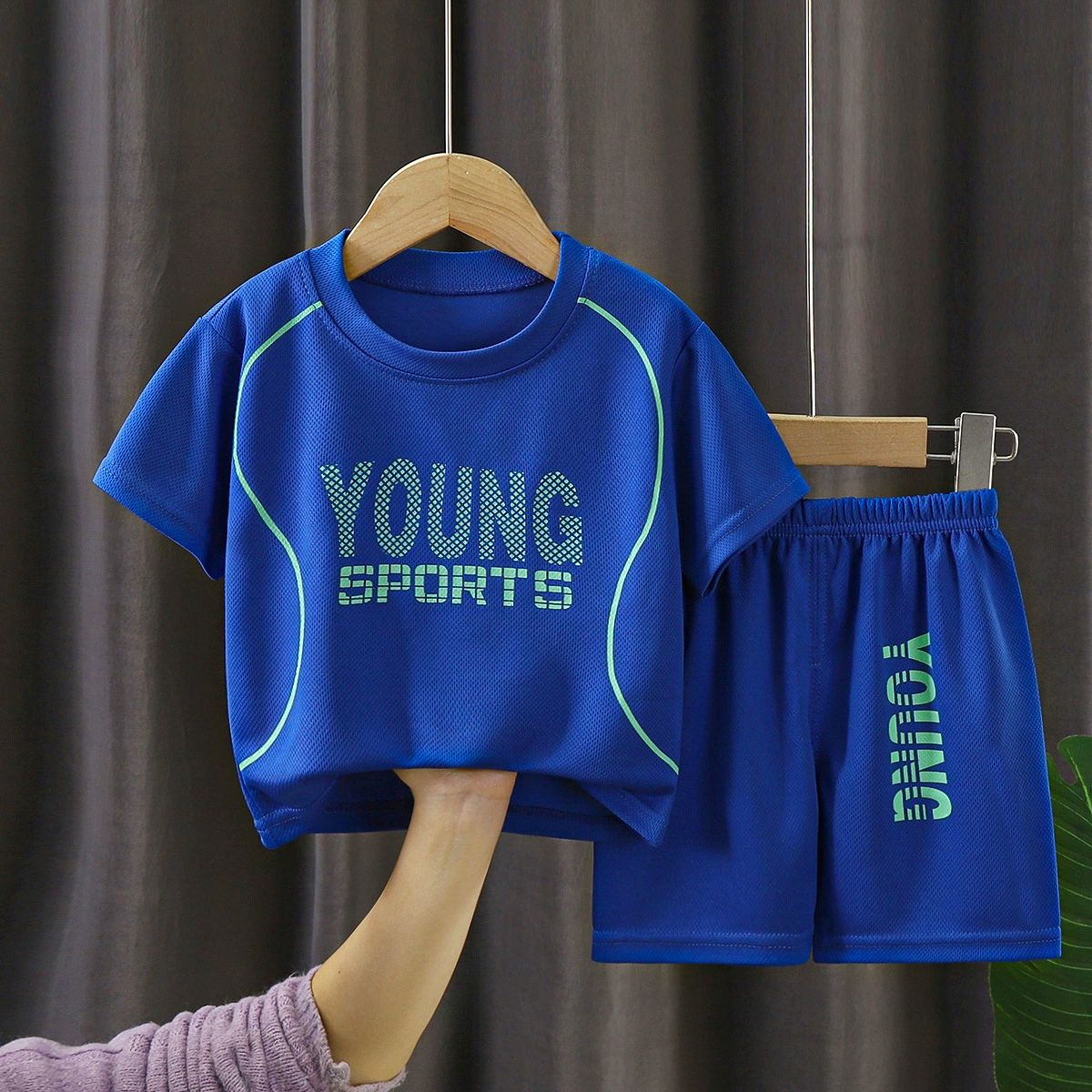 Children Basketball Jersey Set Boys Girls Quick Dry Sports Suit Summer Kids Training Outfit Athletic Shorts Set 90-160cm