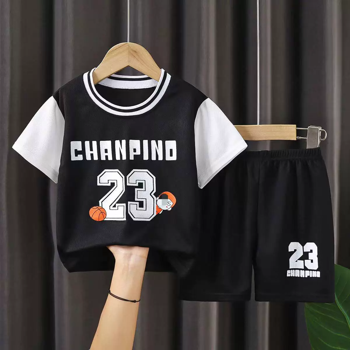 Children Basketball Jersey Set Boys Girls Quick Dry Sports Suit Summer Kids Training Outfit Athletic Shorts Set 90-160cm