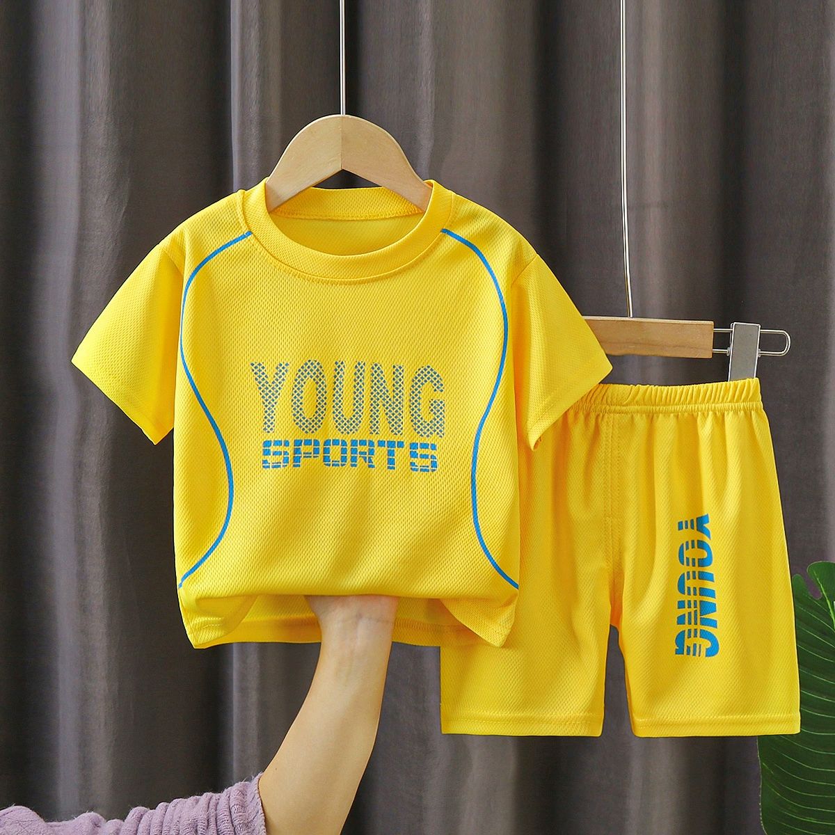 Children Basketball Jersey Set Boys Girls Quick Dry Sports Suit Summer Kids Training Outfit Athletic Shorts Set 90-160cm