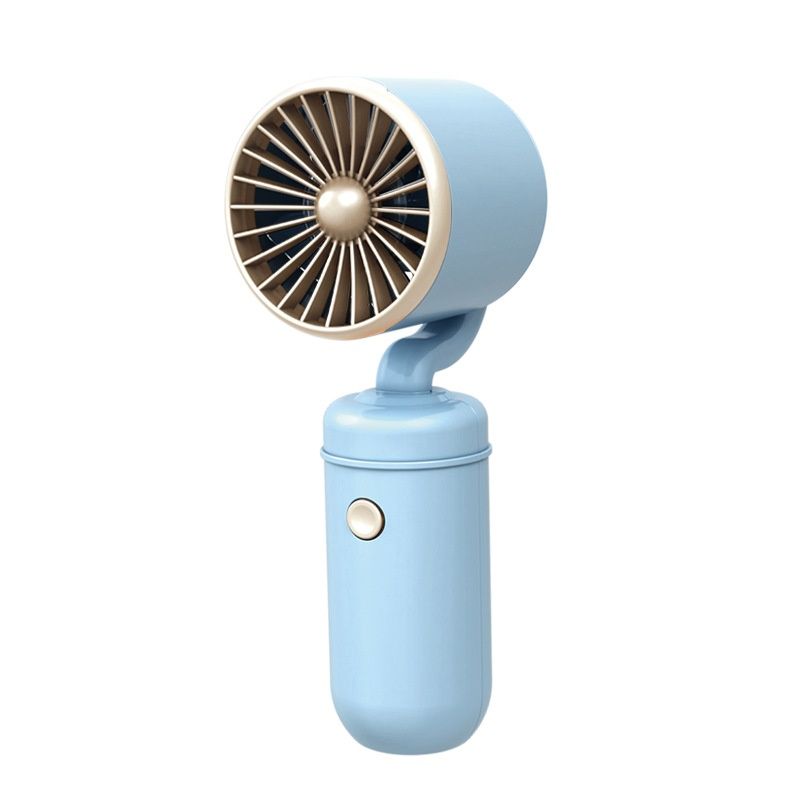 Turbo USB Rechargeable Handheld Mini Fan Summer Student Portable Simple Personal Desktop Fan