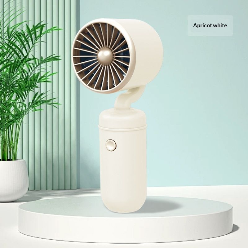 Turbo USB Rechargeable Handheld Mini Fan Summer Student Portable Simple Personal Desktop Fan