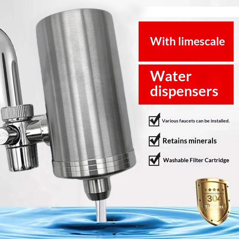 Tap Water Purifier Ceramic Filter Core Water Purifier Accessories Home Kitchen Filter Stainless Steel Faucet Water Purifier