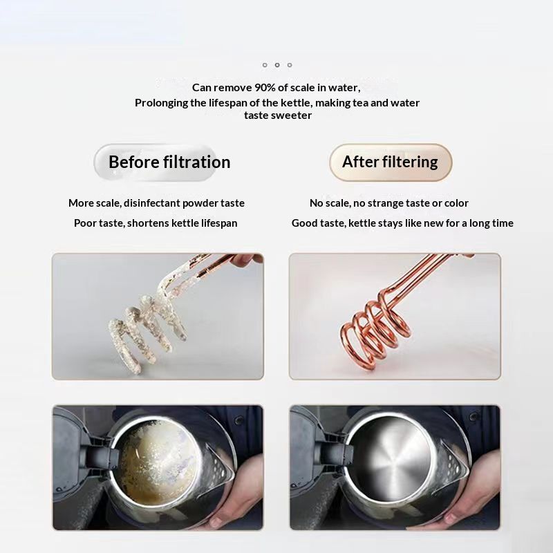 Tap Water Purifier Ceramic Filter Core Water Purifier Accessories Home Kitchen Filter Stainless Steel Faucet Water Purifier