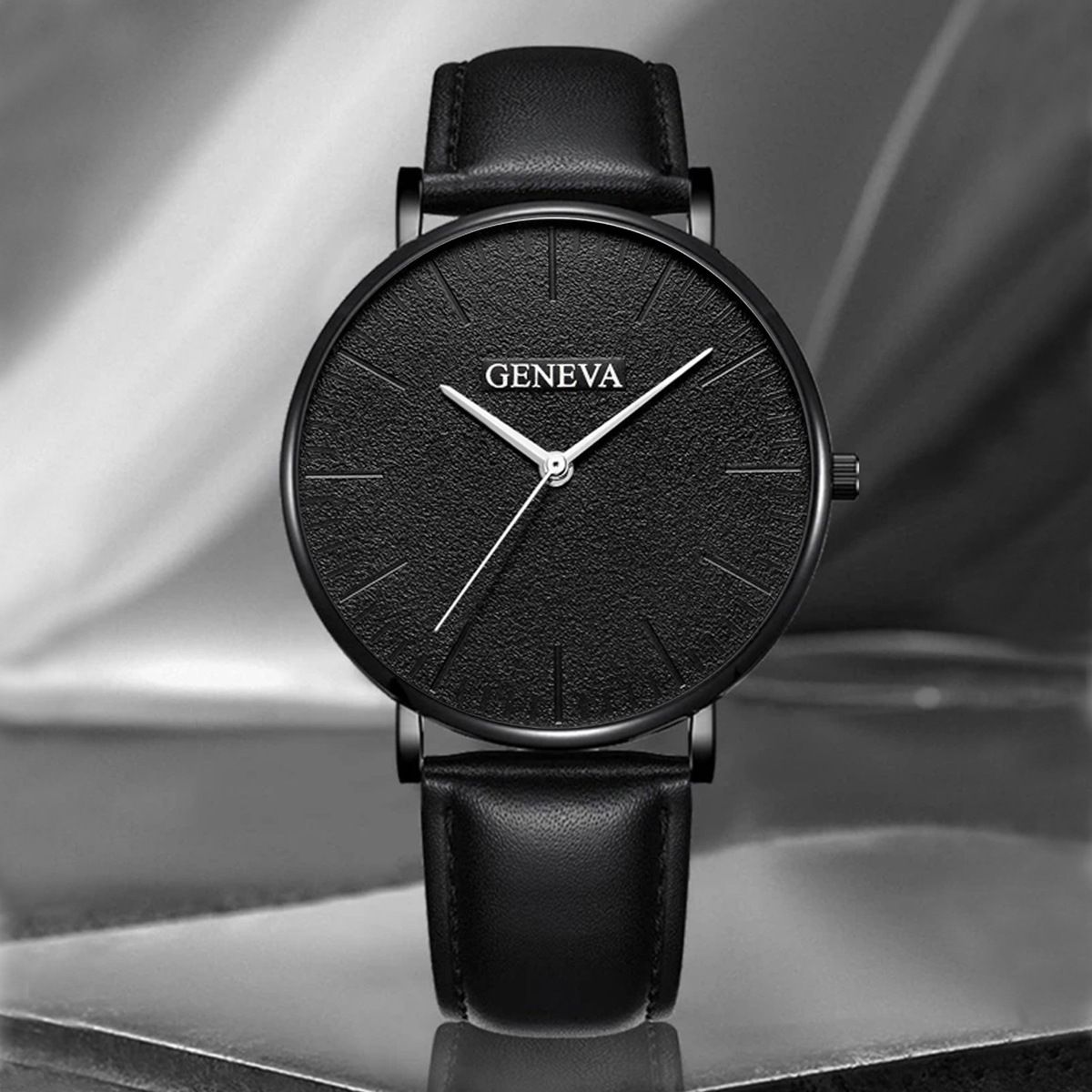 2026 New Fashionable Casual Men's Sports Style Watch Set Personalized Trendy Quartz Watch One Piece Hair Collection