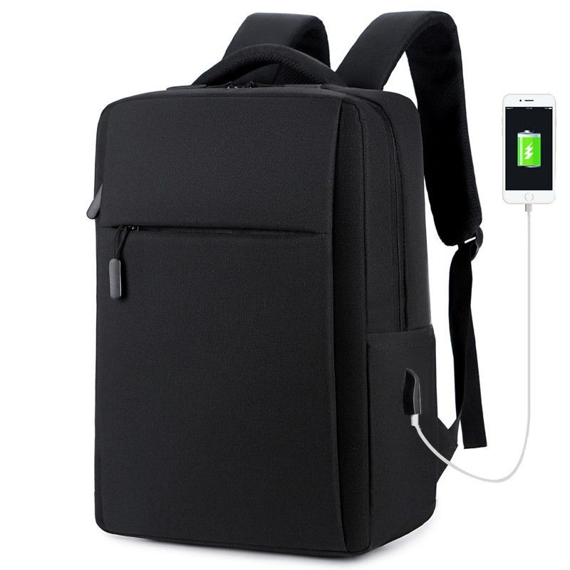 16 Inch Laptops Backpack USB Business School Bags Anti-Theft Men Women Travel Rucksacks Black Medium