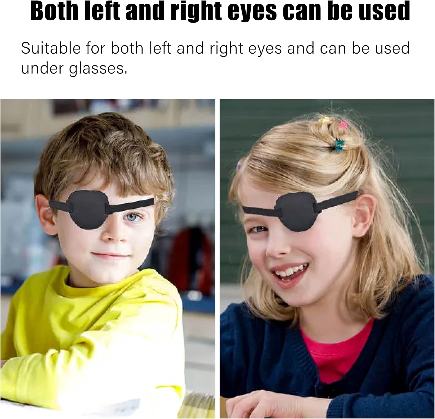 Eye Patch Soft Adjustable Eye Cover for Eye Protection Recovery and Light Blocking Comfortable Wear