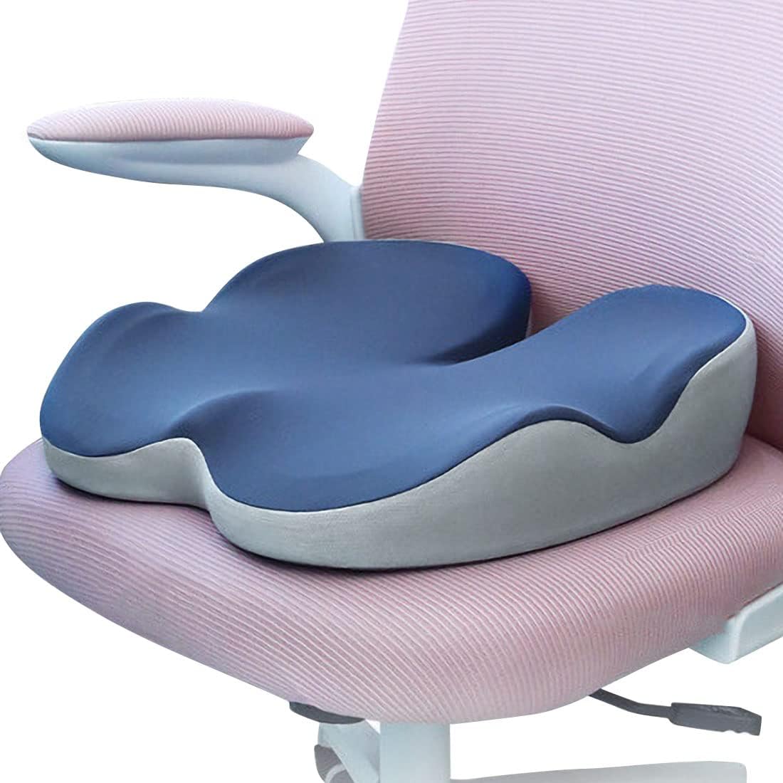 Premium Memory Foam Coccyx Cushion Seat Cushion for Tailbone Pain Relief Orthopedic Sitting Support