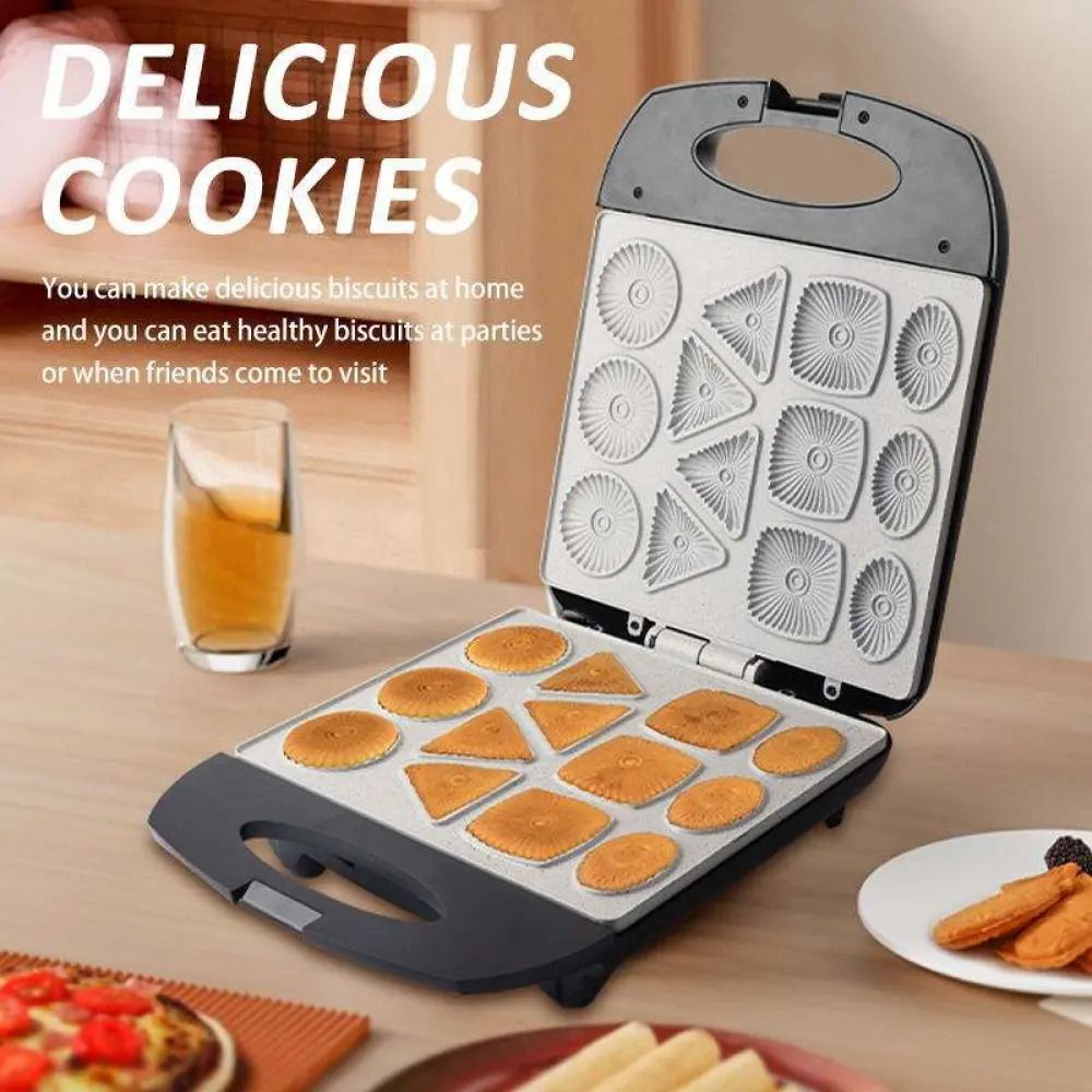 Sokany 1400W Electric Biscuit & Cookie Maker Machine (SK-17A) - 13 Hole Non-Stick Plate