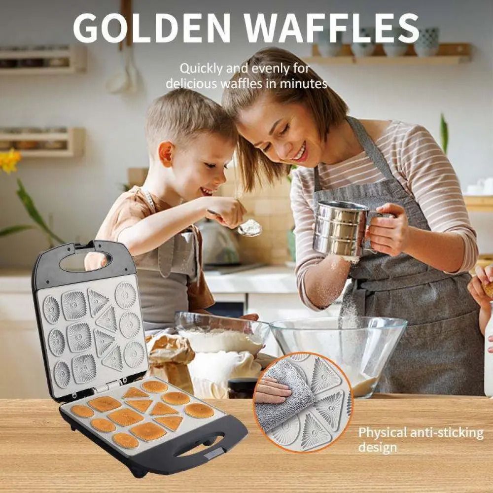 Sokany 1400W Electric Biscuit & Cookie Maker Machine (SK-17A) - 13 Hole Non-Stick Plate
