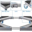 Starmind Heavy Duty Adjustable Appliance Stand – 150KG Load Telescopic Bracket with Wheels.