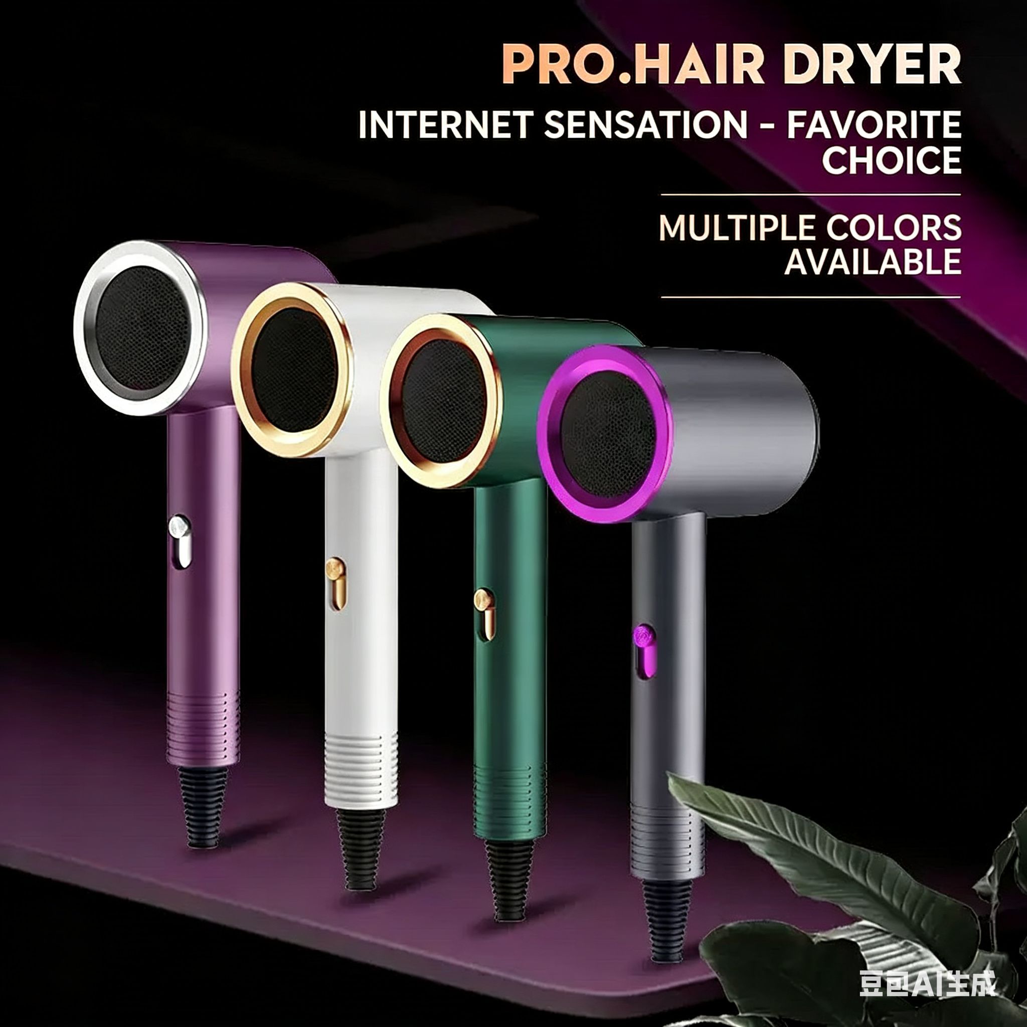 The latest trend among internet celebrities - hair dryers  Professional hair dryer low noise hot and cold air styling tools for household appliances high