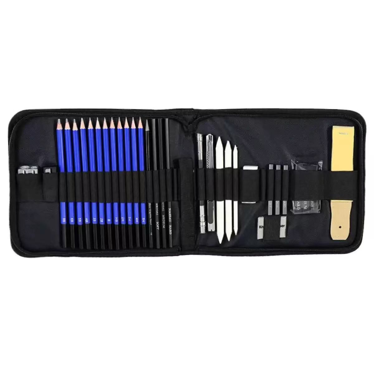 33pcs/Set Professional Drawing Sketch Pencil Kit