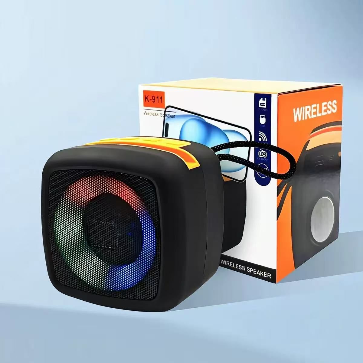 Bluetooth speaker RGB colorful wireless speaker portable desktop outdoor high volume small volume subwoofer