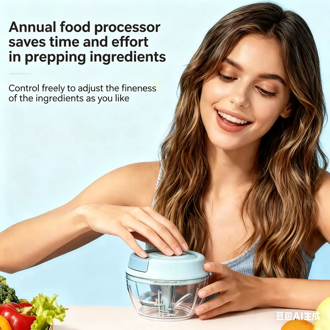 Kitchen Vegetables Blender garlic cutter chopper machine Mini Manual food meat vegetable garlic crusher grinder