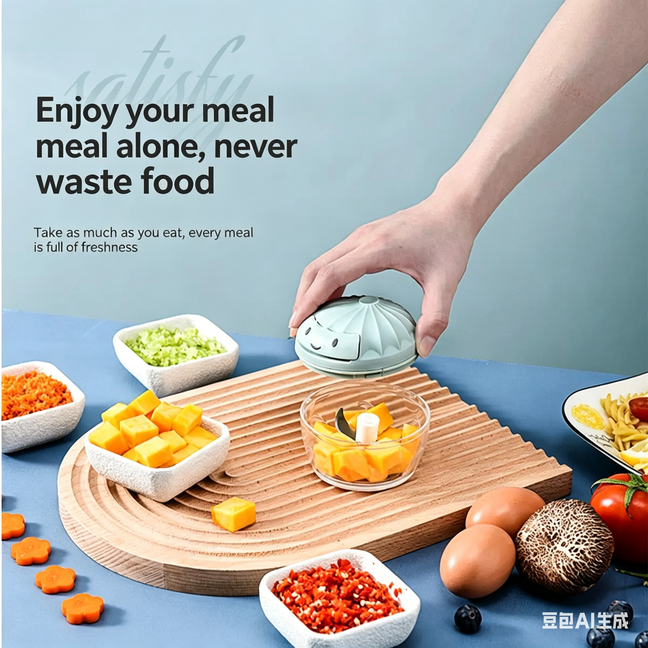 Kitchen Vegetables Blender garlic cutter chopper machine Mini Manual food meat vegetable garlic crusher grinder