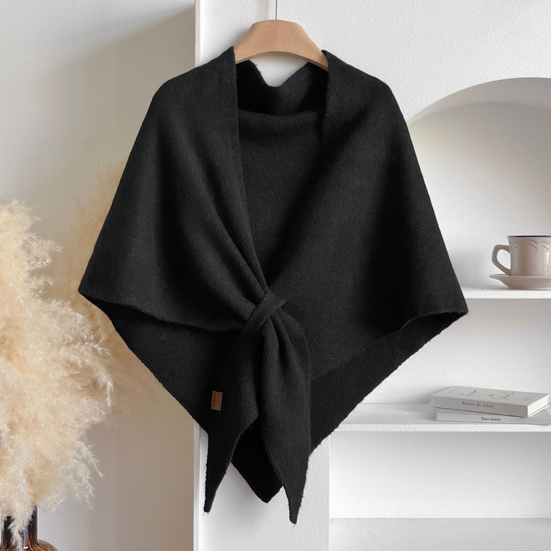 Winter Shawl Wraps Women Knitted Shawls and Wraps Cardigan Cape Wool Pashmina Shoulder Top Sweater Shawl Scarf