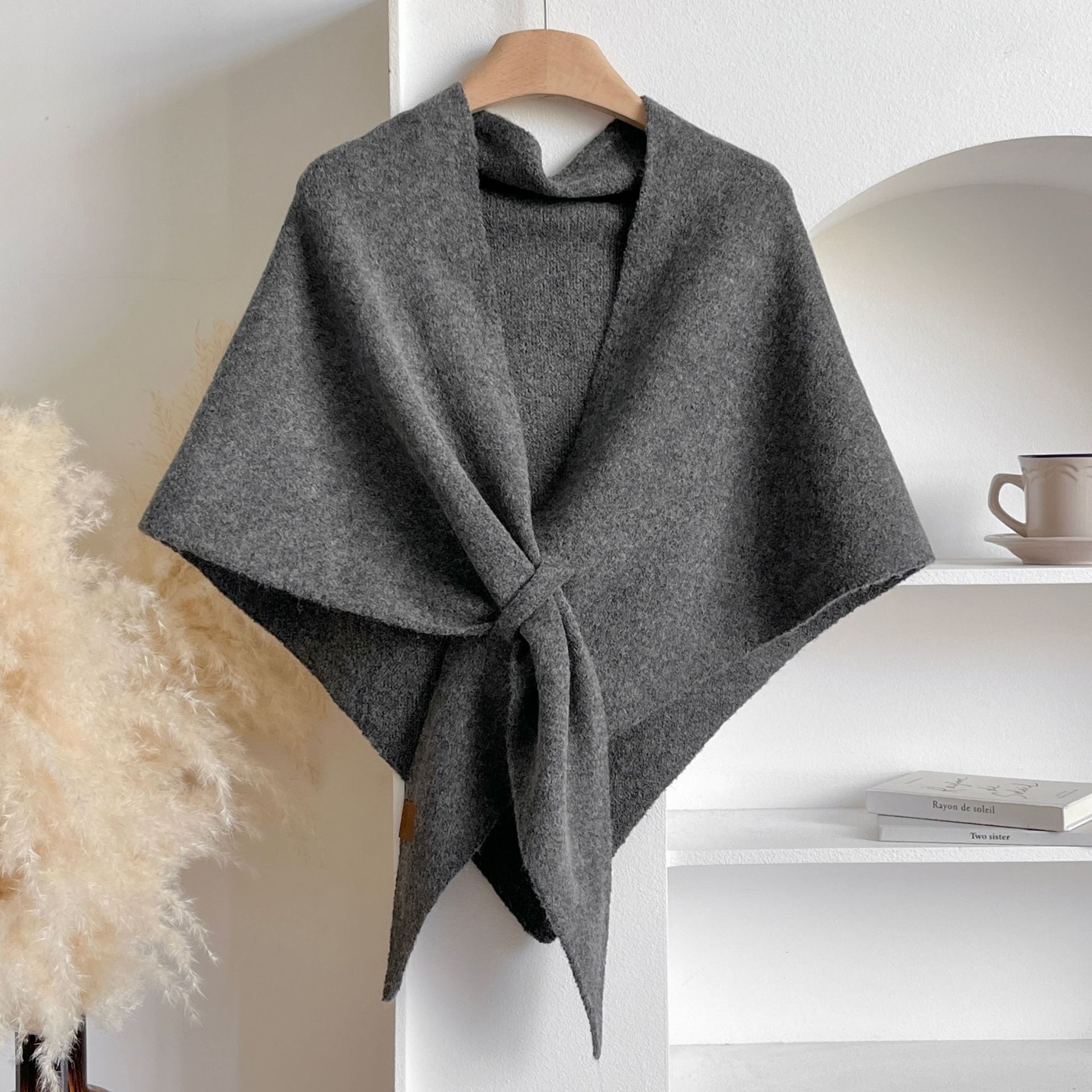 Winter Shawl Wraps Women Knitted Shawls and Wraps Cardigan Cape Wool Pashmina Shoulder Top Sweater Shawl Scarf