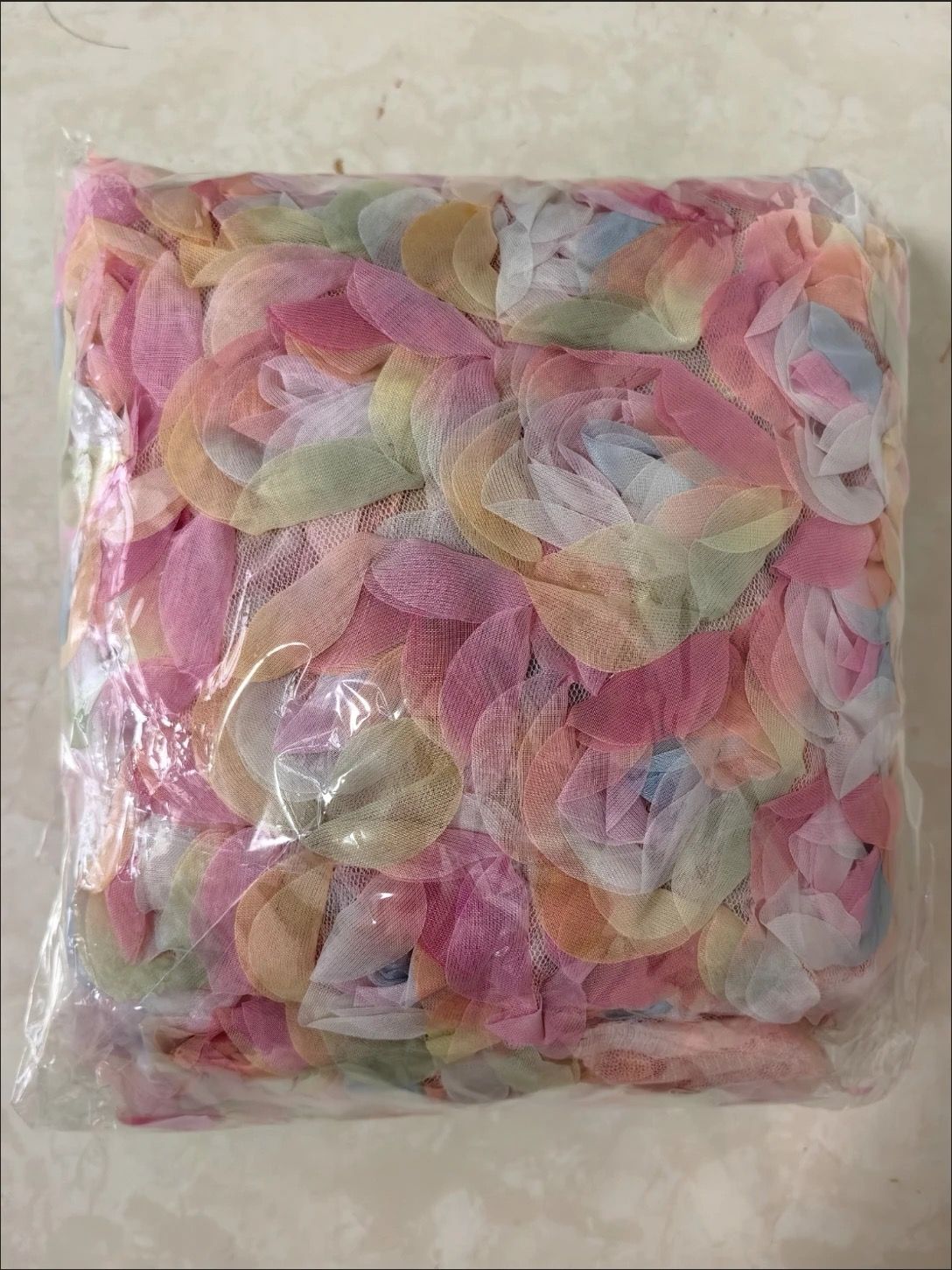 3D Rainbow Rose Tulle Fabric, Colorful 3D Flower Mesh Lace Fabric for Wedding Dress, Evening Gown, DIY Craft, 1 Yard