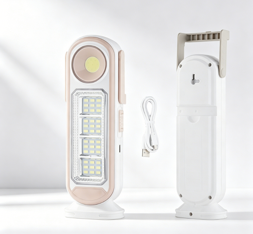 10W Rechargeable Portable LED Emergency Light 36 SMD LED Super Bright Handheld Flashlight for Camping Fishing Outdoor Indoor Lighting