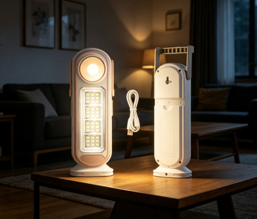 10W Rechargeable Portable LED Emergency Light 36 SMD LED Super Bright Handheld Flashlight for Camping Fishing Outdoor Indoor Lighting