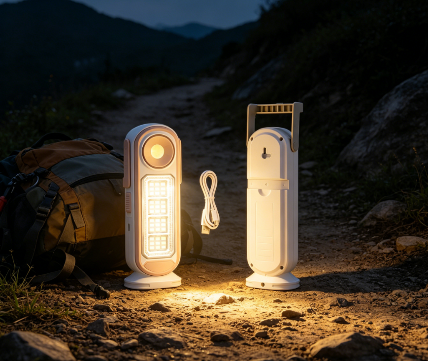 10W Rechargeable Portable LED Emergency Light 36 SMD LED Super Bright Handheld Flashlight for Camping Fishing Outdoor Indoor Lighting