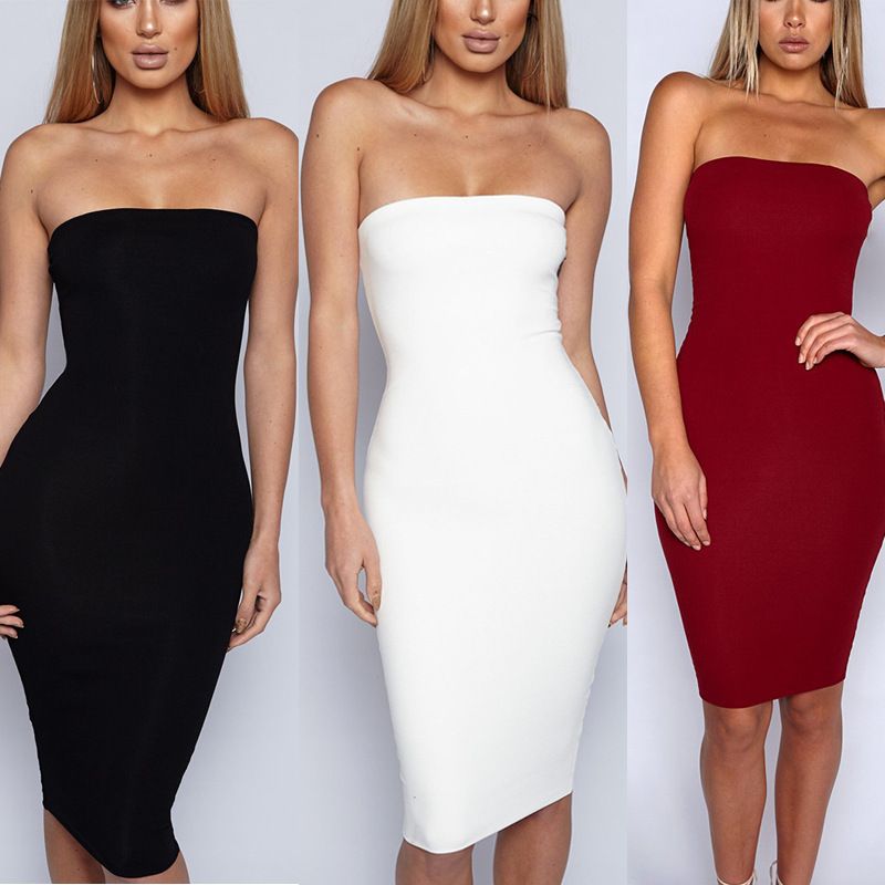 Sexy lady dress women long sleeveless Casual dress women's summer party dress