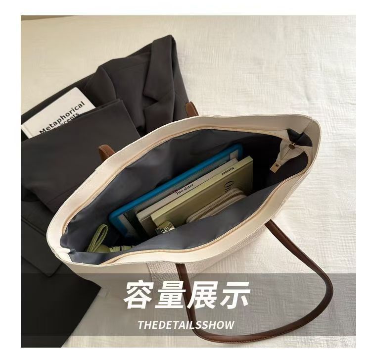 Fashion Crocodile Pattern Large Tote Bag Solid Color Women Shoulder Bags Luxury Pu Leather Lady Handbags Big Shopper Purses