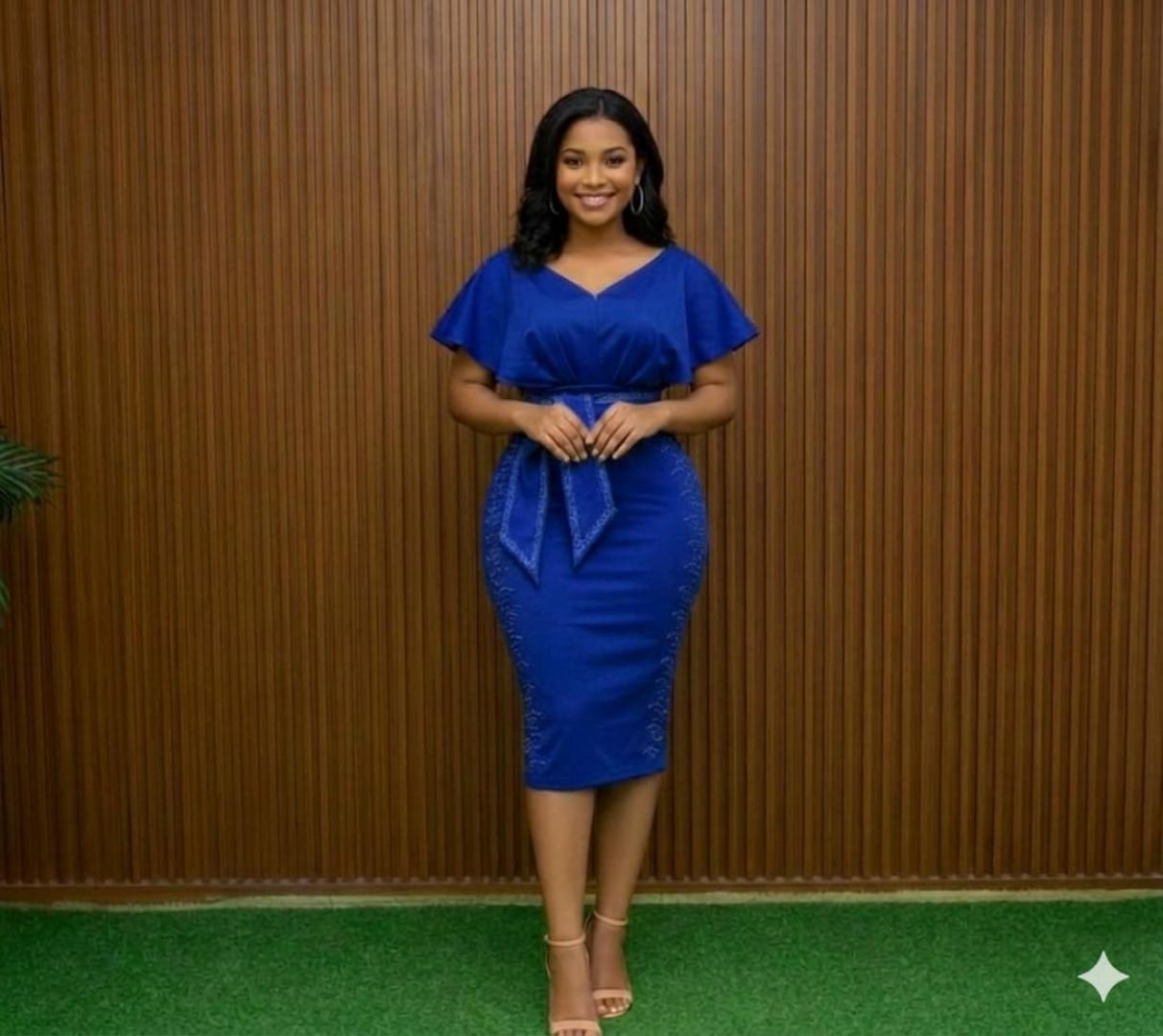 Elegant Bodycon midi dress