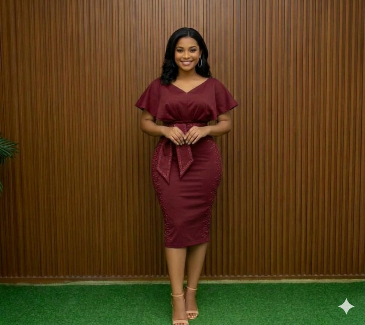 Elegant Bodycon midi dress