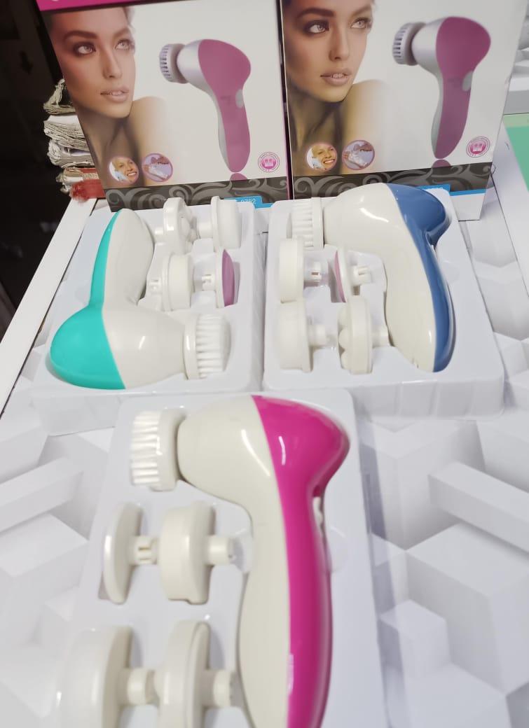 5-in-1 Facial Massager & Skin Care Device – Electric Face Cleansing, Lifting & Anti-Aging Beauty Tool