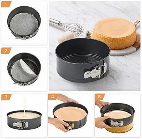 High Quality 6-in-1 Nonstick Cake Mould Set Baking Tins (18cm–28cm) Round Cake Pans