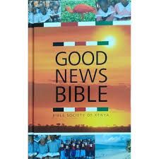 New Good news bible version. Made of quality paperwork Has an outer hard covering to protect your book from tearing. Written in a legible handwriting and in English