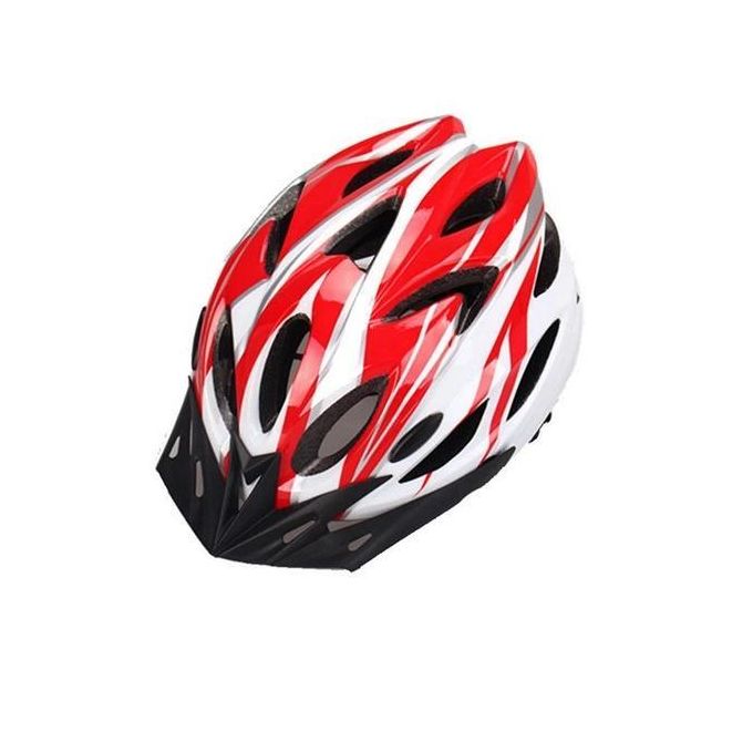Cycling Helmet Blue Carbon Fiber Texture Split Mountain Bike