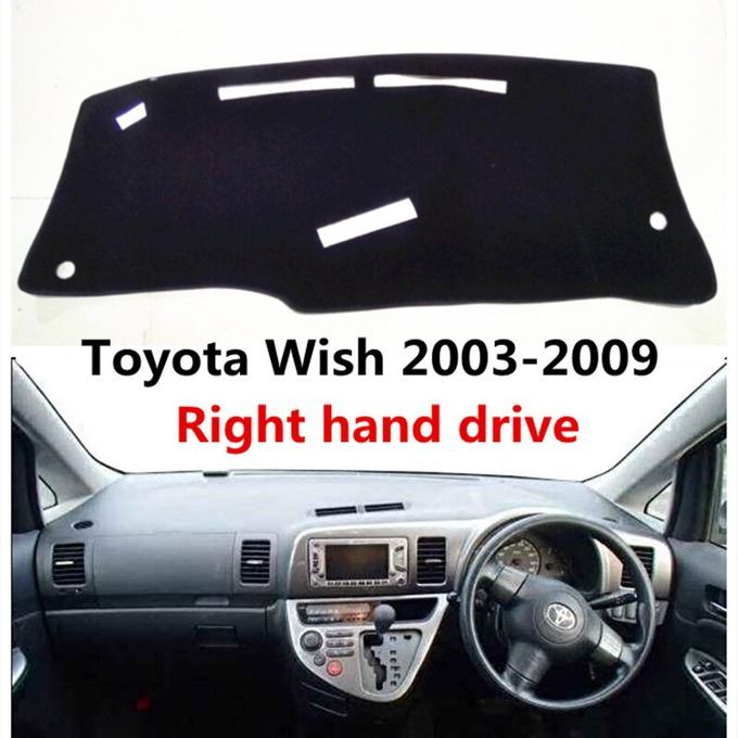 Toyota Wish 2003–2009 Custom-Fit Dashboard Cover Mat – Anti-Glare Sun Protection