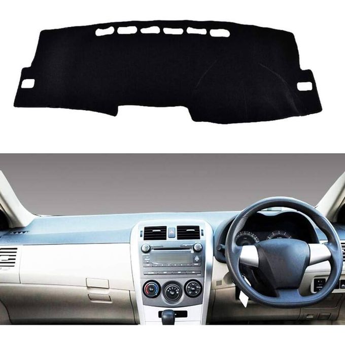 Toyota Corolla 2007–2013 Custom-Fit Dashboard Cover Mat – Anti-Glare & Heat Protection