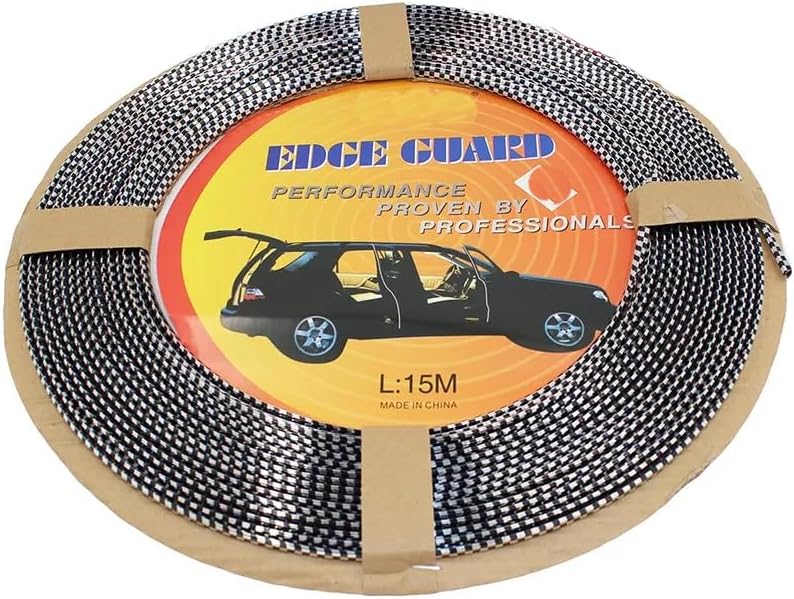 15 Meters Silver Tone Car Door Edge Guard Molding Rubber Seal Trim Strip Scratch Protector Decor