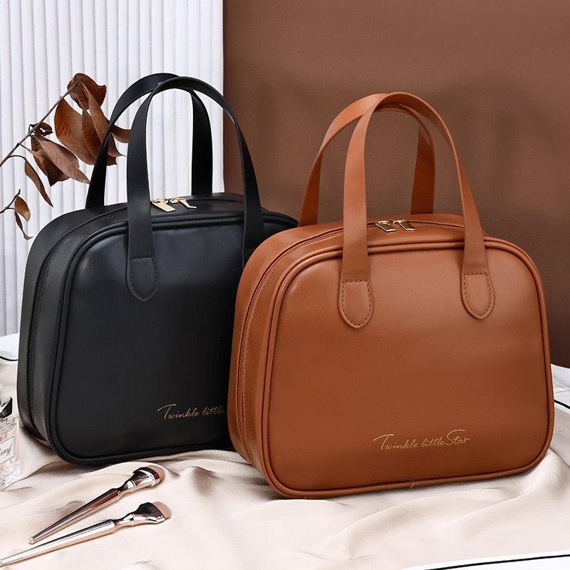 Mallard Premium Stylish Handheld Makeup Bag with Compartmentalized Storage, High-Value, Portable, Large-Capacity, Large Storage Bag Wholesale